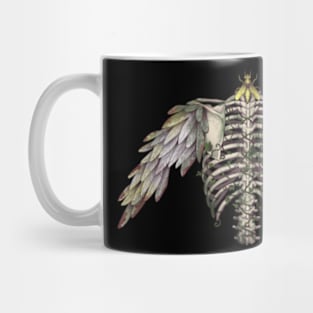 Weathered Ribcage Edgy Punk Wasp Mutant Mug